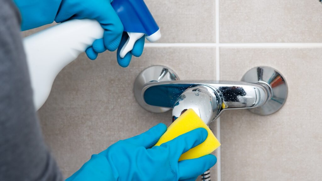 AustClean professional bathroom cleaning services - mould prevention and sanitization for taps, tiles, and bathroom fixtures in Australia